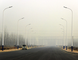 濟寧市汶上縣經濟開發區路燈實景